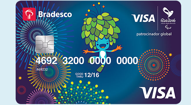 Visa e Bradesco apresentam cartões pré-pagos temáticos para a Rio2016