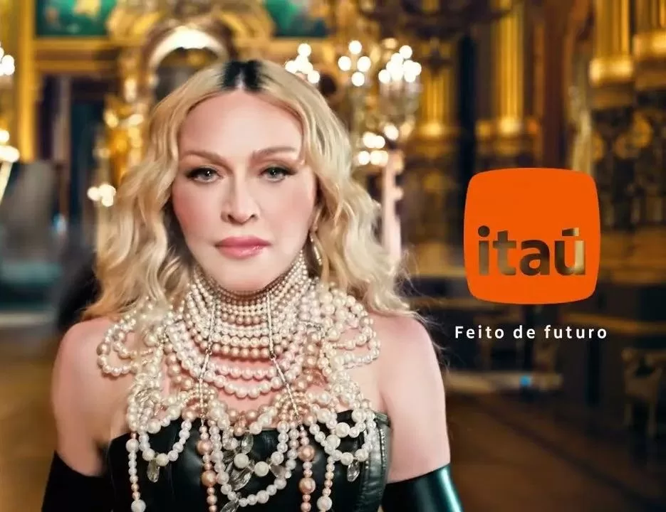 Anúncio do Itaú com Madonna provoca felicidade nas redes sociais brasileiras