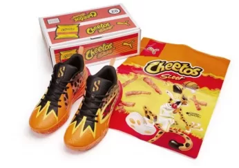 Puma e Cheetos lançam tênis em edição limitada